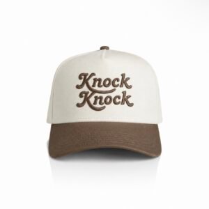 Walnut Two Tone "Knock Knock" Cap