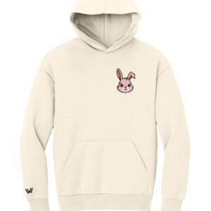 Rabbit Mode Creme Hoodie