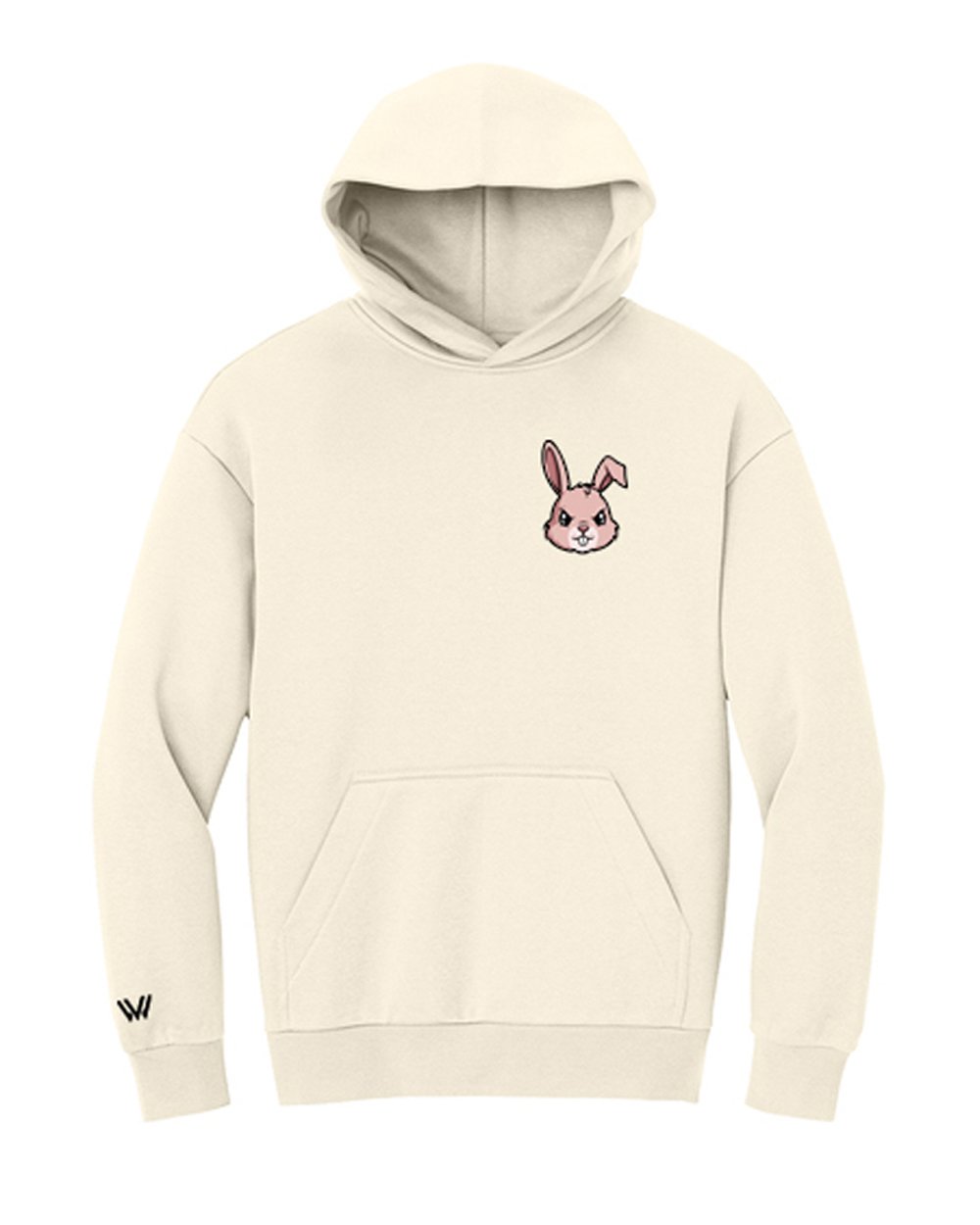 Rabbit Mode Creme Hoodie