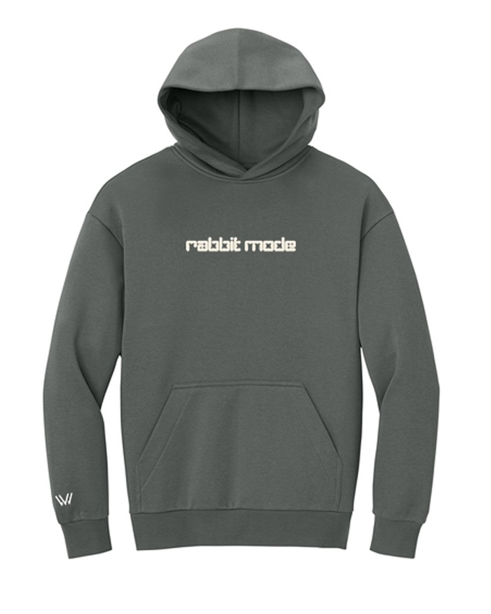 Rabbit Mode Grey Hoodie