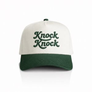 Forest Green Two Tone "Knock Knock" Cap